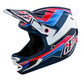 TLD D4 Polyacrylite Helmet MIPS - Block Blue / White