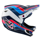 TLD D4 Polyacrylite Helmet MIPS - Block Blue / White