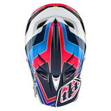 TLD D4 Polyacrylite Helmet MIPS - Block Blue / White