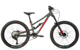 2021 Norco Fluid 4.2 FS 24 Grey/Candy Apple Red