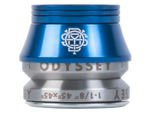 Odyssey Integrated Headset Conical 1-1/8 Anodized Blue