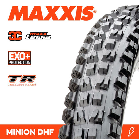 Maxxis Tyre Minion DHF 27.5 x 2.5 WT 3C Terra EXO+ TR