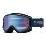 Smith Fuel V.1 Goggles - French Navy Rock Salt + Blue Sensor Miror Lens