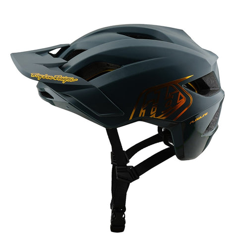 TLD 25.2 Flowline Helmet MIPS - Point Grey / Gold