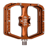 Burgtec Penthouse MK5 B-Rage Edition Steel Axle Flat Pedals