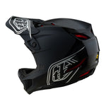 TLD 25.2 D4 Polyacrylite Helmet MIPS - Shadow Black