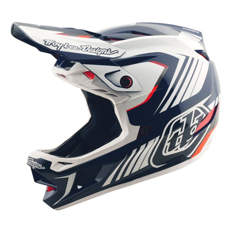 TLD 25.2 D4 Polyacrylite Helmet MIPS - Qualifier Blue / White