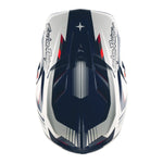 TLD 25.2 D4 Polyacrylite Helmet MIPS - Qualifier Blue / White