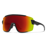 Smith Wildcat Sunglasses Matte Black - ChromaPop Red Mirror