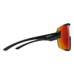 Smith Wildcat Sunglasses Matte Black - ChromaPop Red Mirror