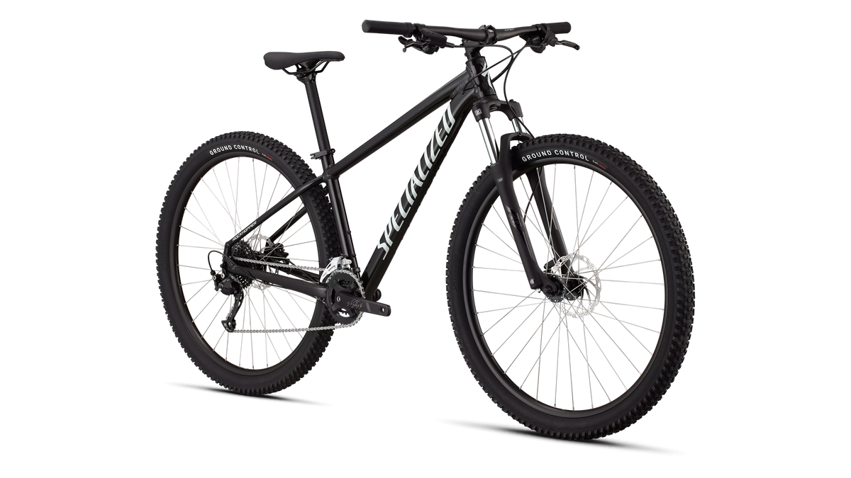 2026 Specialized Rockhopper 26 - Gloss Obsidian / Dune White – Bobs Bikes