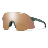 Smith Vert Sunglasses ChromaPop - Matte Alpine Green / Rose Gold Mirror