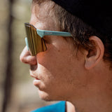 Smith Vert Sunglasses ChromaPop - Matte Alpine Green / Rose Gold Mirror