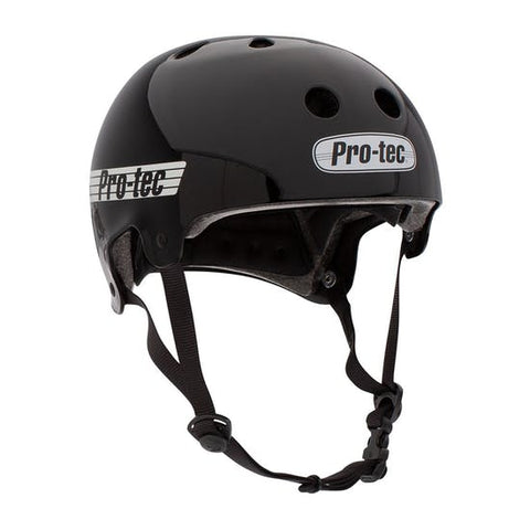 Pro-Tec Old School Chase Hawk Certified Helmet Gloss Black