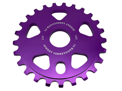 Sunday Sabretooth V2 Sprocket 25t Purple