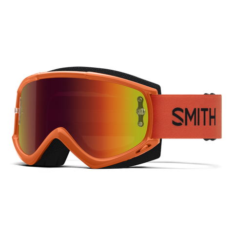 Smith Fuel V.1 Goggles - Cinder + Red Mirror Lens