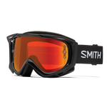 Smith Fuel V.2 Goggles - Black + Red Mirror Lens