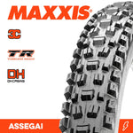 Maxxis Tyre Assegai 29 X 2.50 3C Grip DH TR