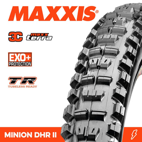 Maxxis Minion DHR II 27.5 X 2.4 WT 3C Terra EXO+ TR