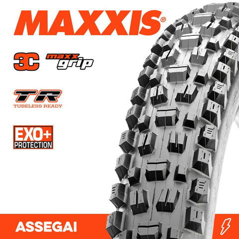 Maxxis Tyre Assegai 27.5 x 2.5 3C Grip EXO+ TR